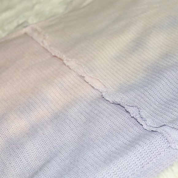 Free People We The Free Smokewash Print Hacci Moonstone Size L Pink & pu… - Picture 8 of 11